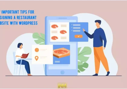 7 نکته مهم برای طراحی سایت رستوران با وردپرس